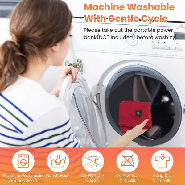 Electric Heated Winter Scarf USB Heating Neck Wrap Unisex Heated Neck Shawl Soft Warm Scarves With 3 Heating Modes For Outdoor Cycling Skiing Skating Winter Activities