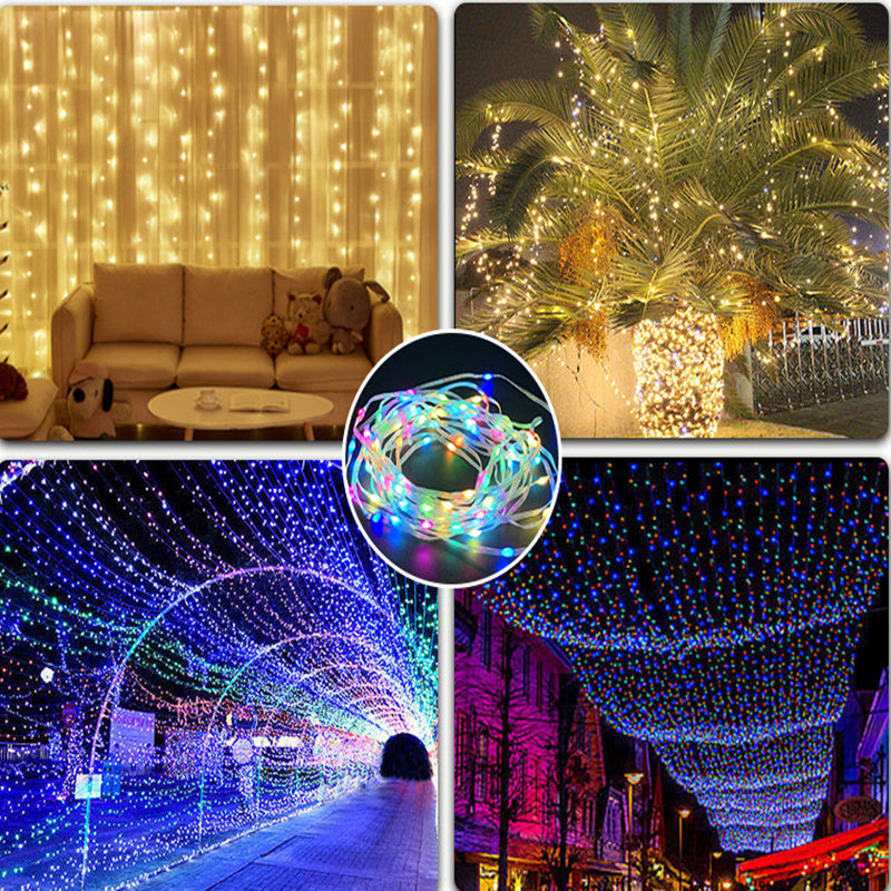LED Rope Lights Outdoor, RGB Remote Control Fairy String Lights Plug In With 200 LEDs, Super Durabl