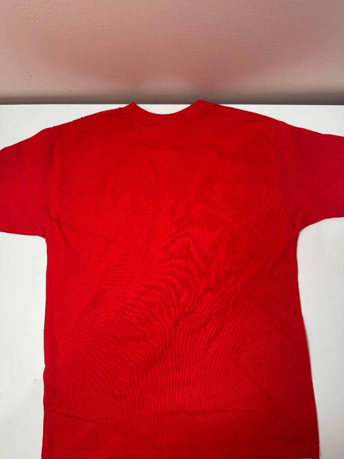 Champion Authentic Performance Cotton Training top T-Shirt Youth Scarlet (Small)