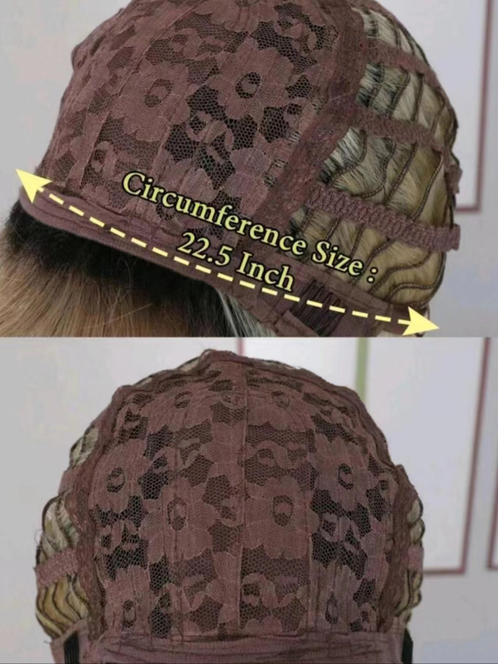 Synthetic Wavy Wig, Non-toxic Wig With Wave Head, With Bangs, Short Mixed Hair For Women, Heat Resistant, Suitable For The Whole Scene