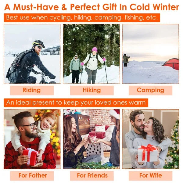 Electric Heated Scarf USB Heating Neck Wrap Unisex Winter Heated Neck Shawl