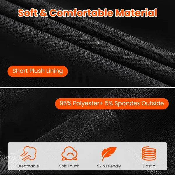 Winter Heated Pants For Men Women With 12 Heating Zones 5V USB Powered Heating Trouser With 3 Heating Levels Machine Washable For Outdoor Winter Activities Unisex