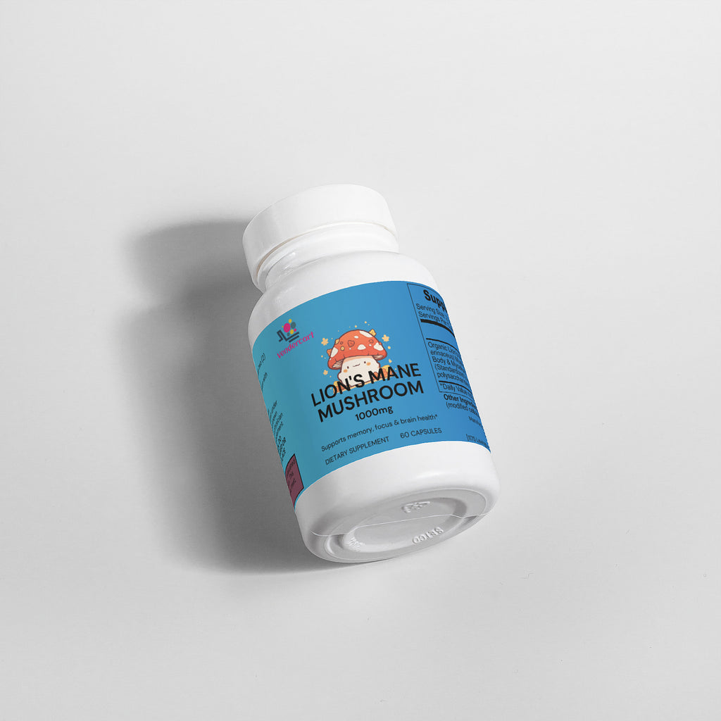 Lions Mane Mushroom Supplement Cognitive Support, Focus, Mood Boost, And Recovery For Athletes