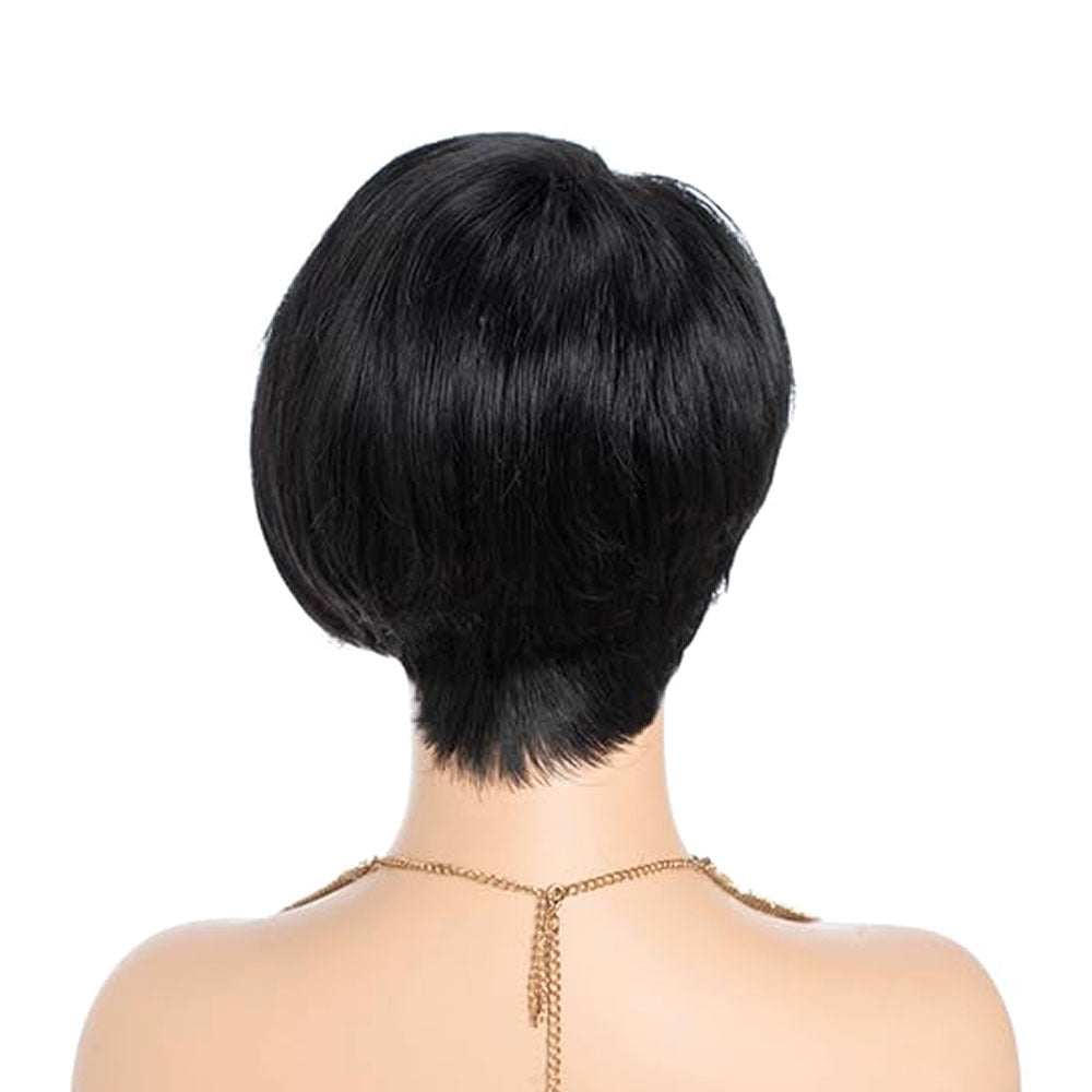 Human Hair Lace Bob Non-toxic Wig-pre-drawn, 13X4X1 Lace,  Short Straight, T-part Lace Front Short Wig, Suitable For The Whole Scene.