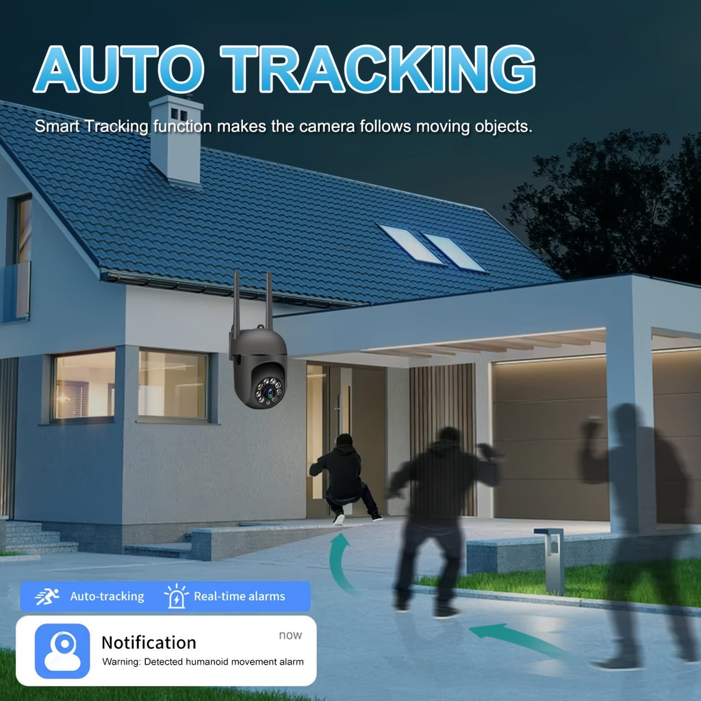 360  Wireless Camera Outdoor WiFi Night Vision Cam HD 1080P Home Security System